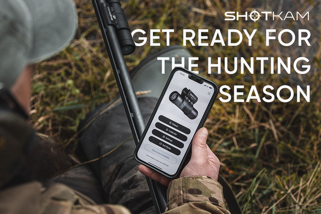 ShotKam camera mounted on a shotgun as a hunter gets ready for the upcoming hunting season.