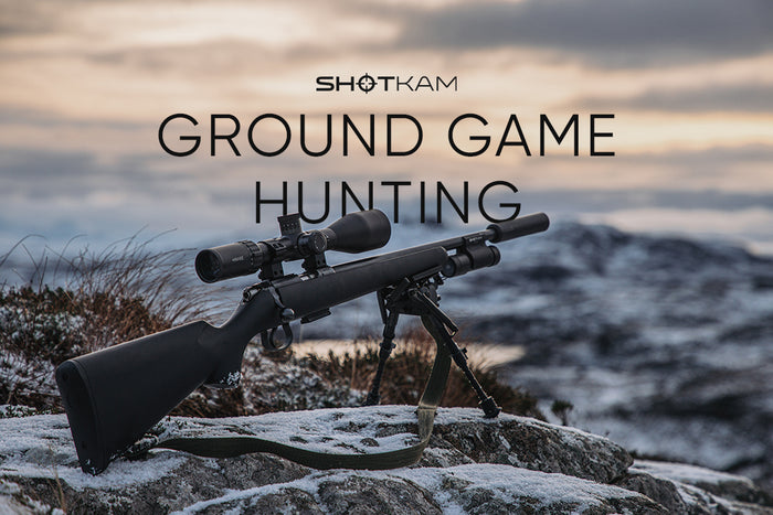Rifle ready for ground game hunting in European terrain, highlighted in ShotKam’s guide to effective hunting strategies.