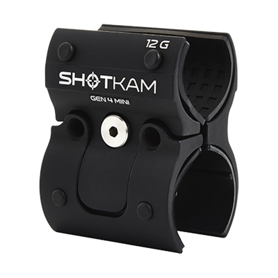 12 Gauge ShotKam Gen 4 Mini Mount – Precision-engineered Mini mount for attaching your Gen 4 Mini ShotKam to 12 gauge shotguns. Ideal for European shooters.